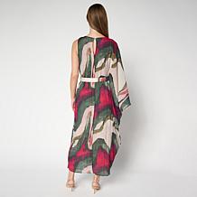 "As Is" Vivica A. Fox Collection Textured Gauze One-Sleeve Dress