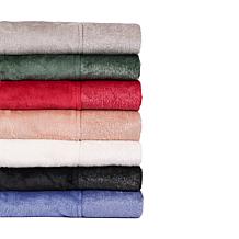 "As Is" Warm & Cozy 4-Piece Glitter Hem Sheet Set