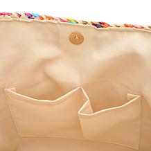 "As Is" Wildflower Garden Party Embroidered Tote