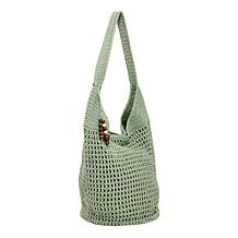 "As Is" Wildflower Performance Crochet Bucket Boho Hobo Handbag