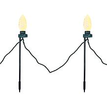 "As Is" Winter Lane Oversized C9 20-Piece String Lights with Remote