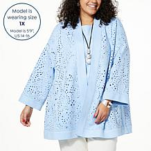 "As Is" WynneCollection Laser Cut Faux Suede Topper