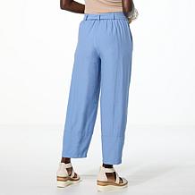 "As Is" WynneCollection Sedona Lantern Seam Straight Leg Ankle Pant
