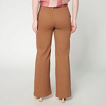 "As Is" WynneDenim Straight-Leg Denim Pant with Pin Tuck