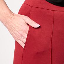 "As Is" WynneLayers Cloud Knit Pintuck Front Pull-On Pant