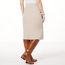 "As Is" WynneLayers Comfort Stretch Twill Pull-On Pencil Skirt
