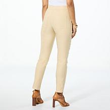 "As Is" WynneLayers FlatterFIT Jean Style Straight Leg Pant