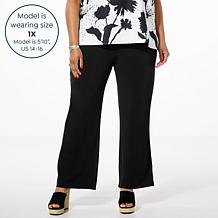 "As Is" WynneLayers Matte Jersey Knit Pull-On Pant