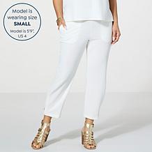 "As Is" WynneLayers Ottoman Knit Button Hem Pant