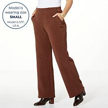 "As Is" WynneLayers Plush Ottoman Knit Sailor Pant