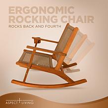Aspect Living Vega Natural Stain Outdoor Rocking Chair
