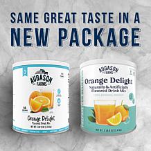 Augason Farms 5lbs Orange Delight Drink Mix - 99 Servings