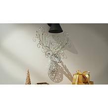 august & leo 28" LED Jeweled Deer Head