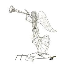 august & leo 56" LED Crystal Outdoor Angel