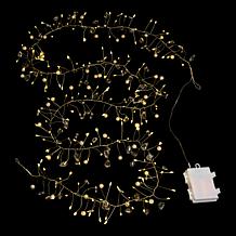 august & leo 6.5' LED Pearl & Crystal String Lights Set of 2