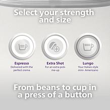 Automatic Espresso Machine and Milk Frother Bundle, White