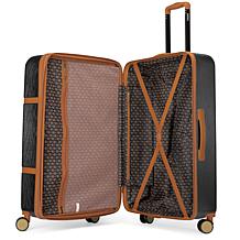 Badgley Mischka Grace 3-Piece Expandable Retro Luggage Set
