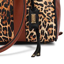 Badgley Mischka Leopard Travel Tote Weekender Bag