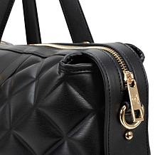 Badgley Mischka Quilted Travel Tote Weekender Bag