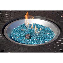 Bahama Blue Reflective Fire Glass