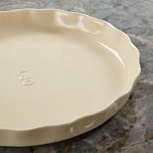 Balance 11" 1.59qt Rippled Stone Pie Dish - Moonbeam
