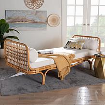 bali and pari Aiko Rattan Daybed with Cushion
