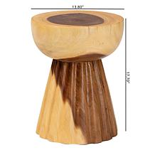 bali and pari Alara Wood Side Table