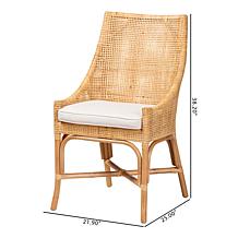 bali & pari Bella Modern Bohemian Dining Chair