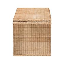 bali and pari Caden Rattan Storage Bench with Lid