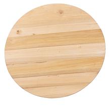 bali and pari Caribic Modern Round Acacia Wood Coffee Table