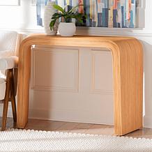 bali and pari Eilis Rattan Console Table