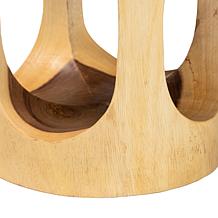 bali and pari Kaseko Wood Side Table