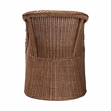 bali and pari Memphis Bohemian Rattan Arm Chair w/Removable Cushion