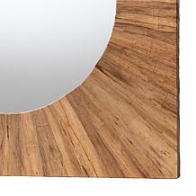 bali and pari Mosa Bohemian Grasscloth Accent Mirror