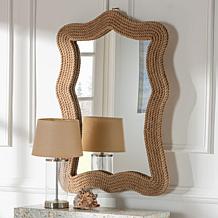 bali and pari Quiana Rope Wall Mirror