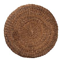 bali and pari Riau 46.9" Round Seagrass Coffee Table