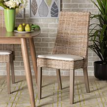 bali & pari Toby Modern Bohemian 2-Piece Dining Chair Set