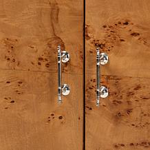 bali & pari Valora Modern and Contemporary 2-Door Console Cabinet