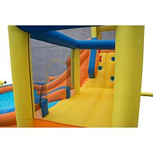 Banzai Inflatable Slide 'N Bounce Splash 3-Level Water Park