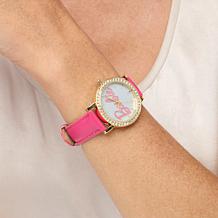 Barbie Special Edition Women's Glitter Dial Logo Watch