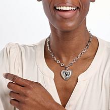 BAUBLEBAR 19" Puffed Heart Pendant Necklace