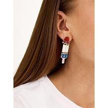 BAUBLEBAR Americana Popsicle Goldtone Stud Earrings