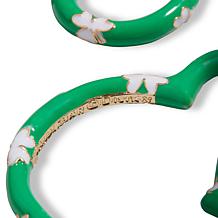 BAUBLEBAR Disney Mickey Mouse St. Patrick's Day Hoop Earrings
