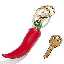 BAUBLEBAR Goldtone Red Chili Pepper Bag Charm