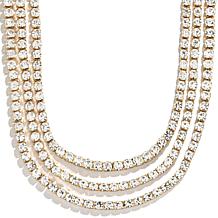 BAUBLEBAR Goldtone Three Layer Magnetic Clasp Necklace