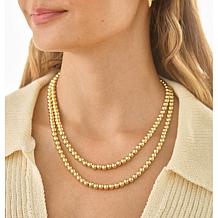 BAUBLEBAR Pisa 20" Beaded Magnetic Ball Clasp Necklace