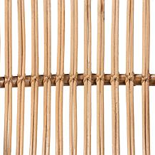 Baxton Studio Blanca Modern Bohemian Natural Rattan Accent Chair