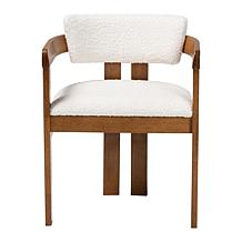 Baxton Studio Carice Boucle Dining Chair