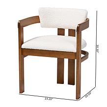 Baxton Studio Carice Boucle Dining Chair