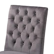 Baxton Studio Caspera Contemporary Fabric 2 Piece Dining Chair Set
